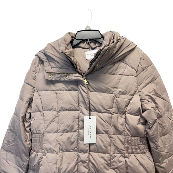 Cole Haan Hooded Down & Feather Jacket - Picture 4 of 9